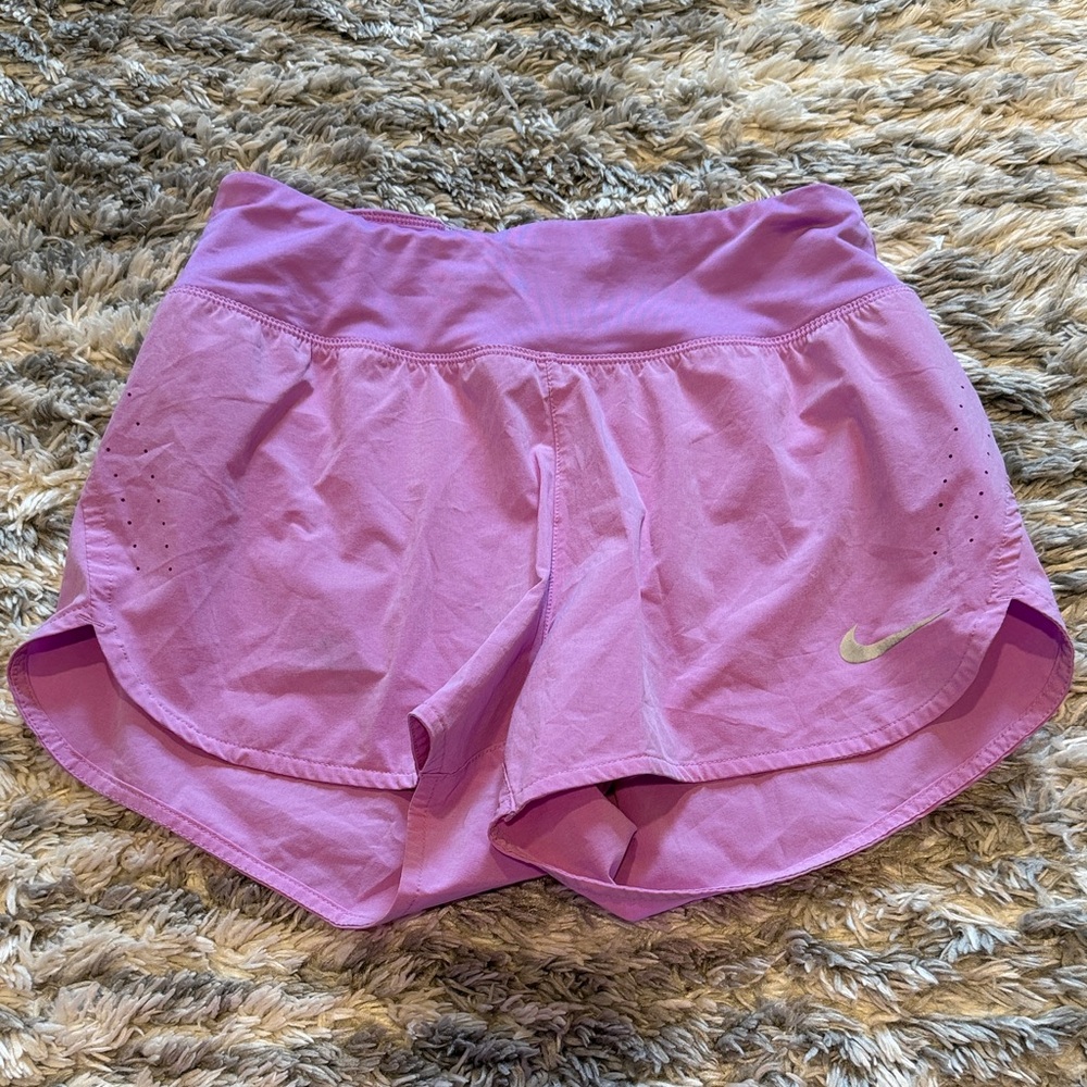 Nike Women's Lavender Athletic Shorts, size S